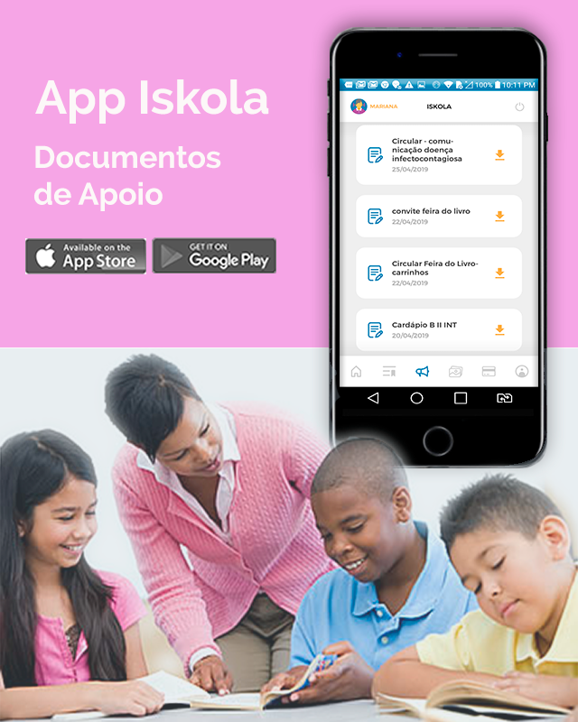 App Iskola Integrada à Gestão Escolar